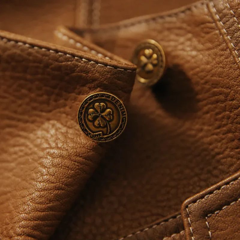 Freya | Timeless Classic Leather Jacket