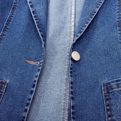 Vivienne | Organic Denim Blazer