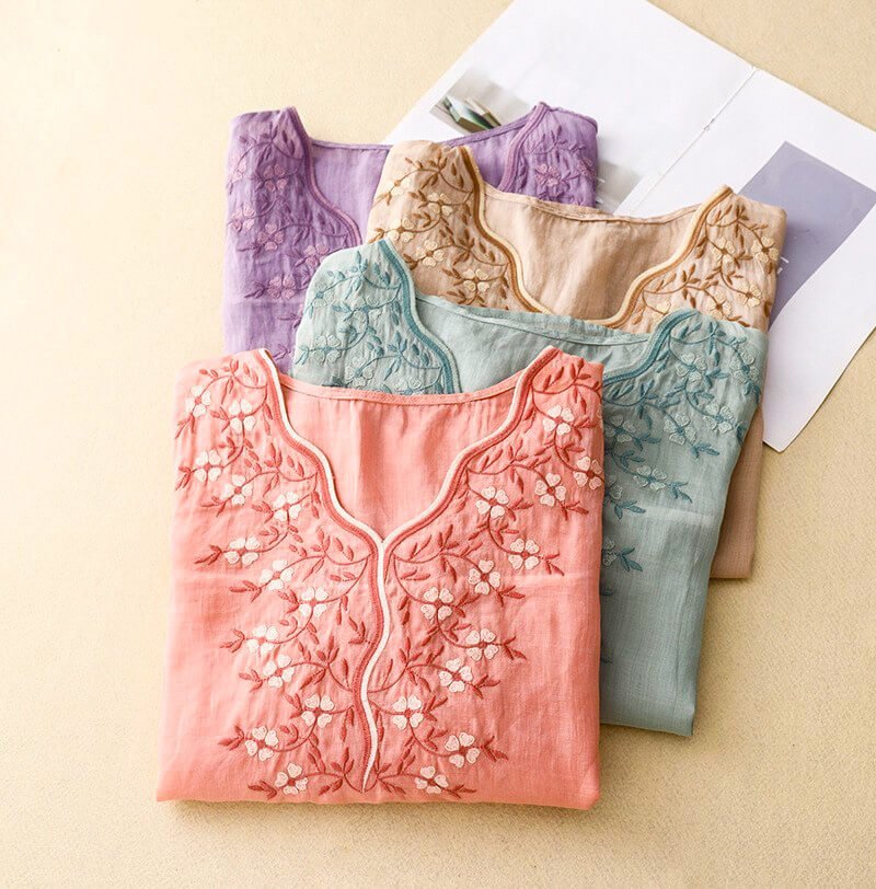 Vivienne | Luxe Cotton-Linen Shirt