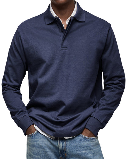 Oscar | Effortless Long Sleeve Polo