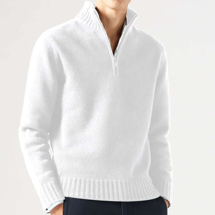 Miles | Modern Soft Knit Zip Pullover