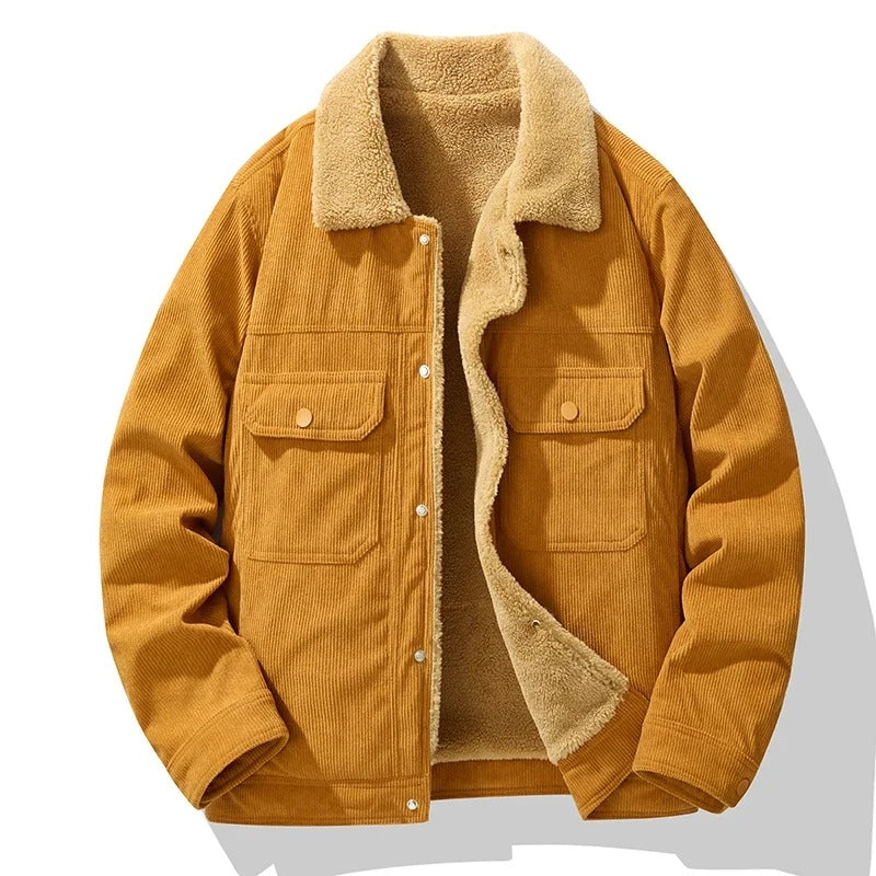 Jacqueline | Luxe Corduroy Sherpa Jacket