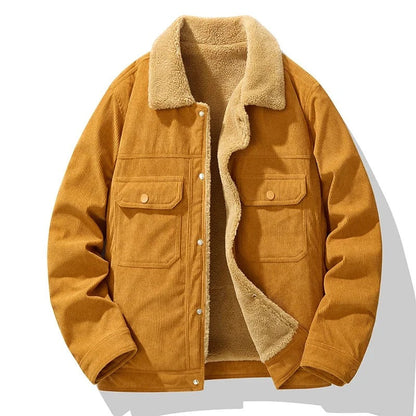 Jacqueline | Luxe Corduroy Sherpa Jacket