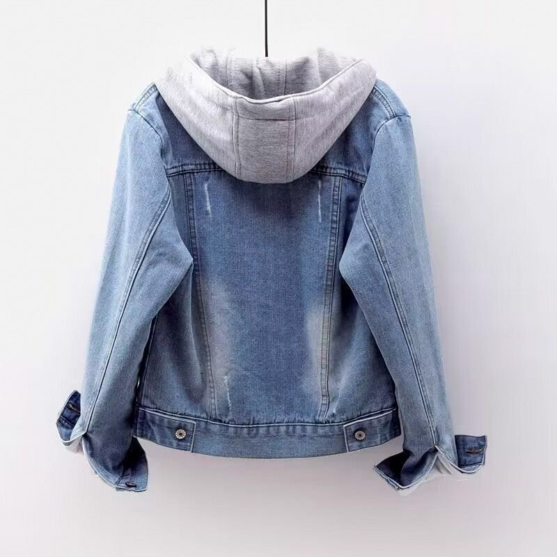 Esme | Elevated Denim Hooded Jacket