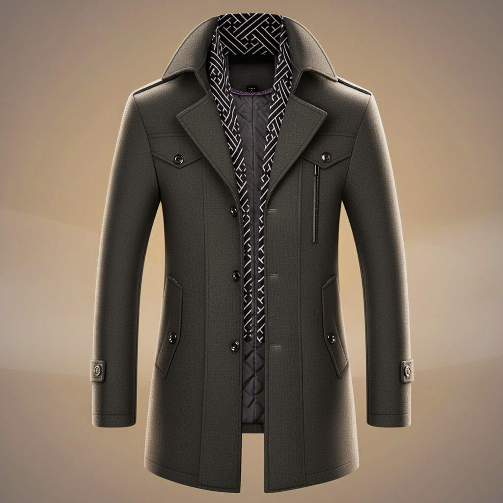 Julian | Timeless Virgin Wool Overcoat