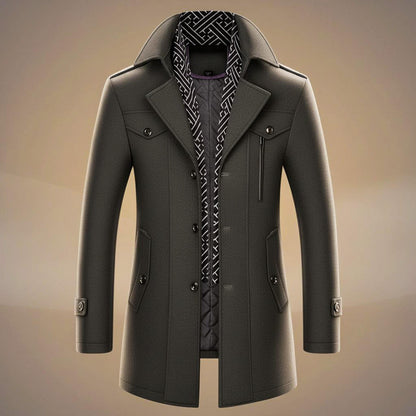 Julian | Timeless Virgin Wool Overcoat