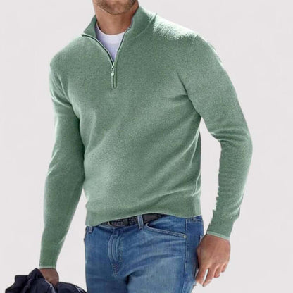 Adrian | Luxe Bellagio Half-Zip Sweater