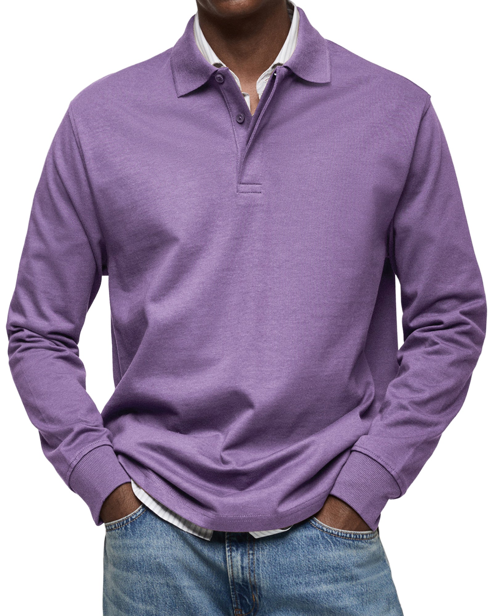 Oscar | Effortless Long Sleeve Polo