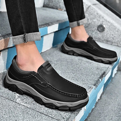 Octavia | Chic Faux Leather Loafers