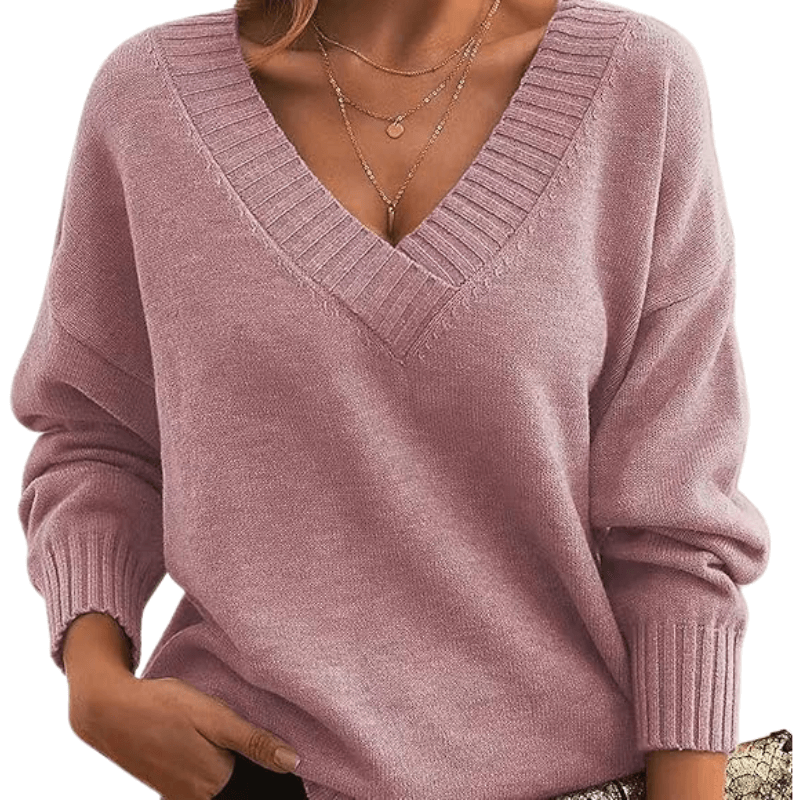 Ivy | Timeless V-Neck Cashmere Pullover
