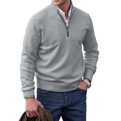 Miles | Modern Soft Knit Zip Pullover