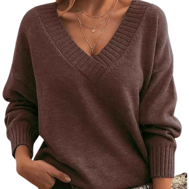Ivy | Timeless V-Neck Cashmere Pullover