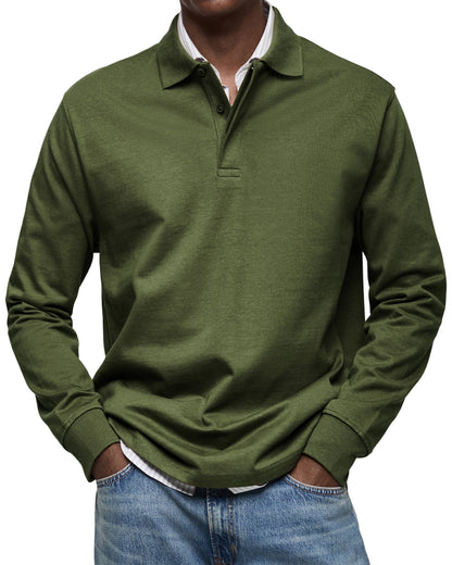 Oscar | Effortless Long Sleeve Polo