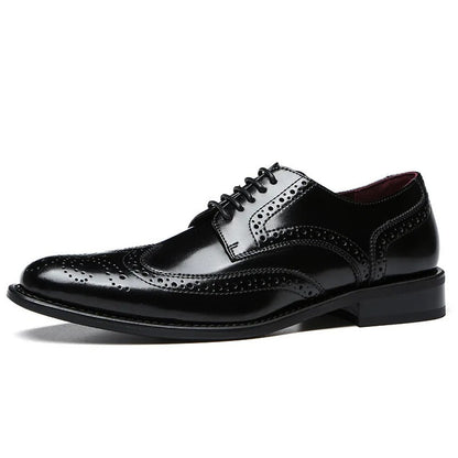 Leona | Luxe Faux Leather Brogues