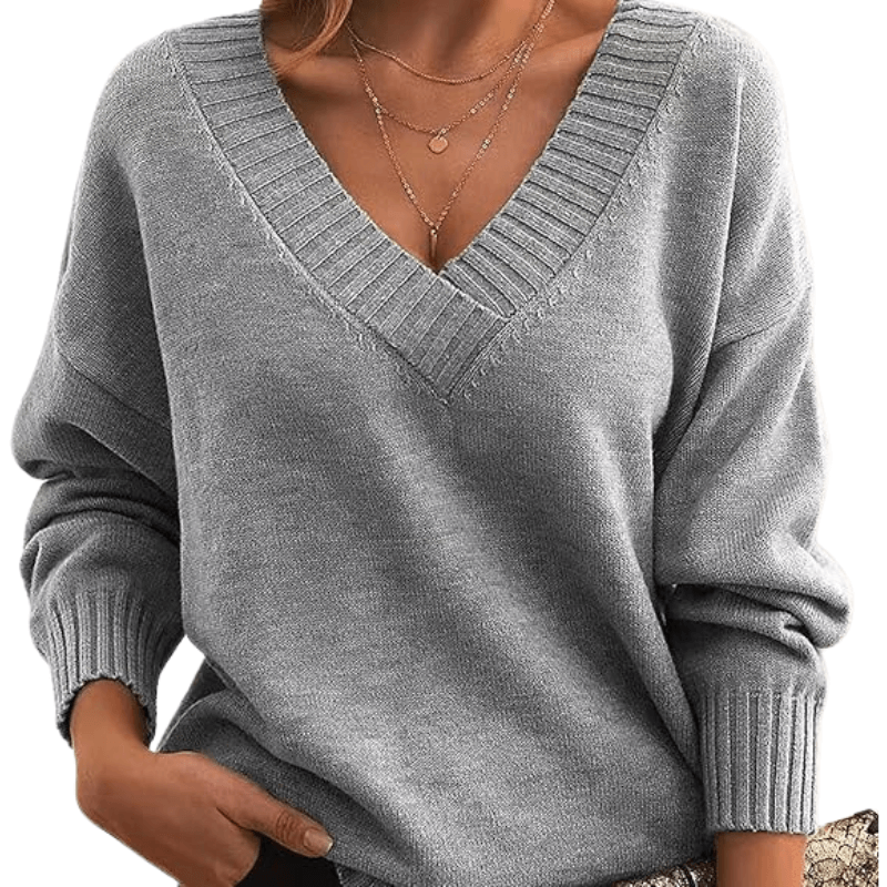 Ivy | Timeless V-Neck Cashmere Pullover