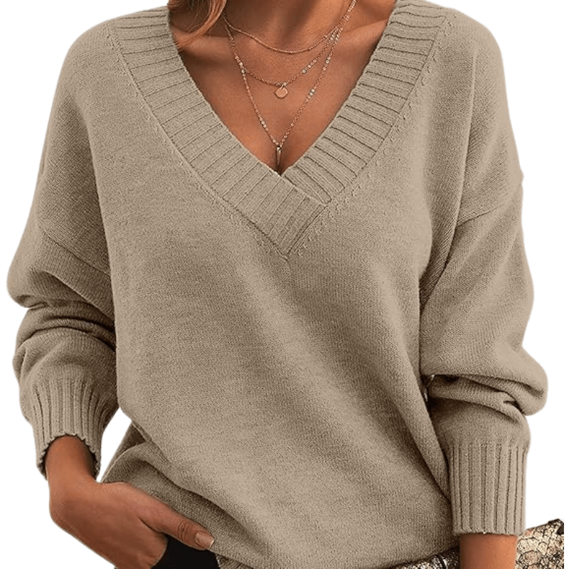 Ivy | Timeless V-Neck Cashmere Pullover