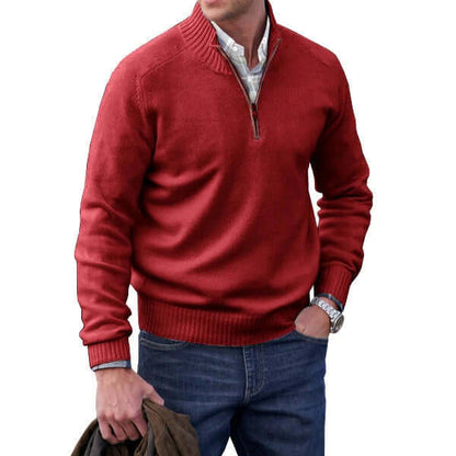 Miles | Modern Soft Knit Zip Pullover