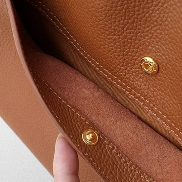Ava | Chic Versatile Genuine Leather Shoulder Bag for Women