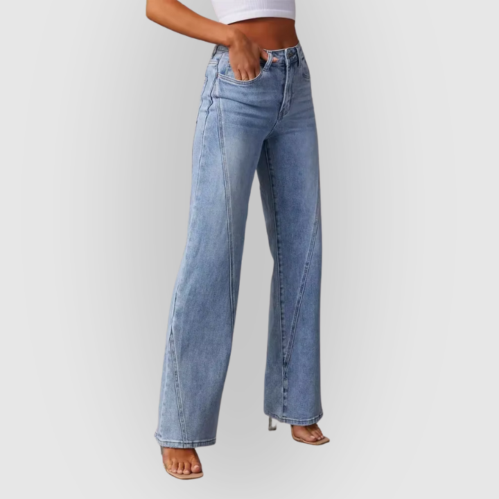 Ava | Classic High-Rise Wide Leg Jeans for Women