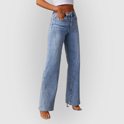 Ava | Classic High-Rise Wide Leg Jeans for Women