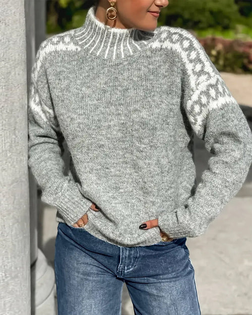 Ava | Cozy Elegant Nordic Sweater for Women