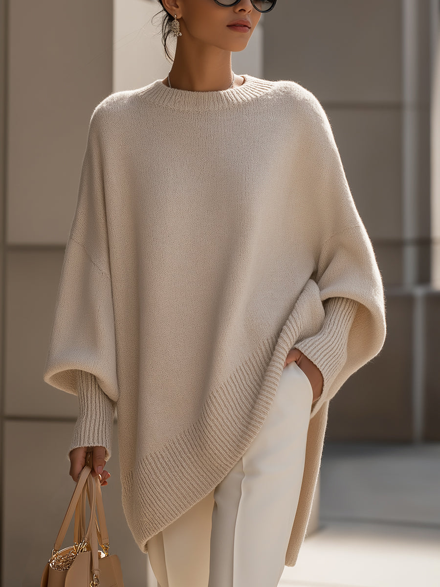 Ava | Cozy Elegant Oversized Poncho for Women