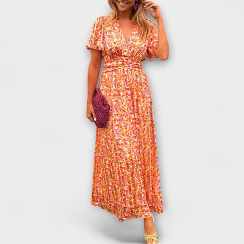 Ava | Elegant Classic V-Neck Womens Dress
