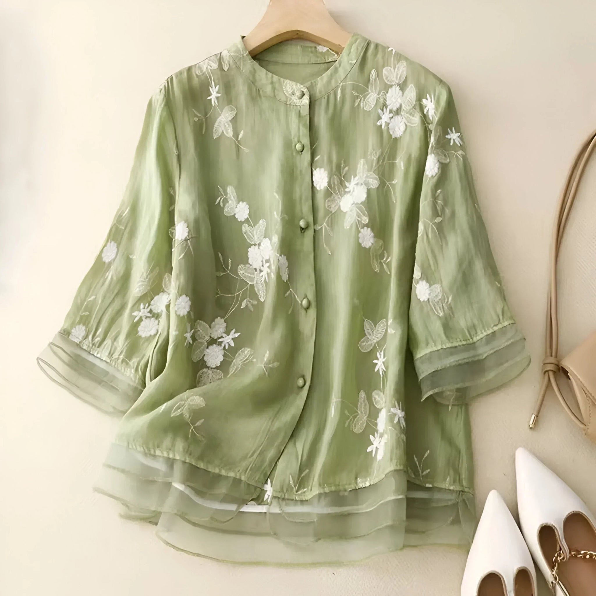 Ava | Elegant Floral Womens Top for Effortless Style