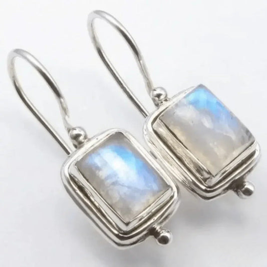 Radiant Moonstone Earrings
