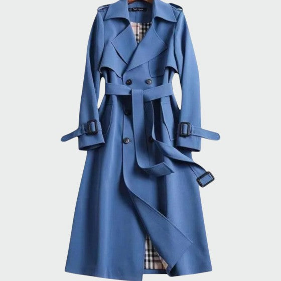 Ava | Stylish Black Trench Coat for Women