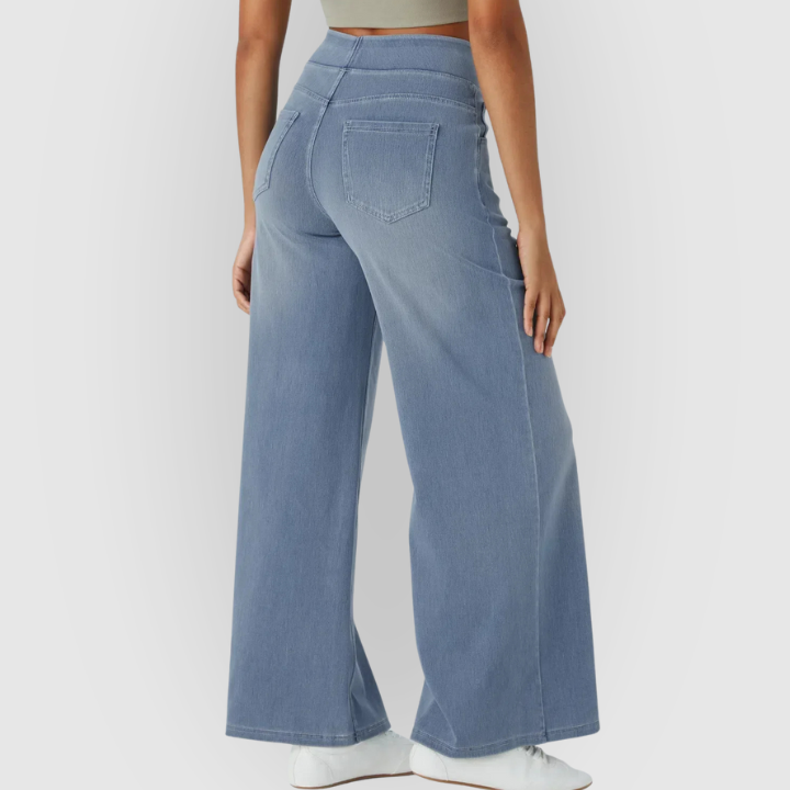 Ava | Stylish High-Waist Wide Leg Women's Pants