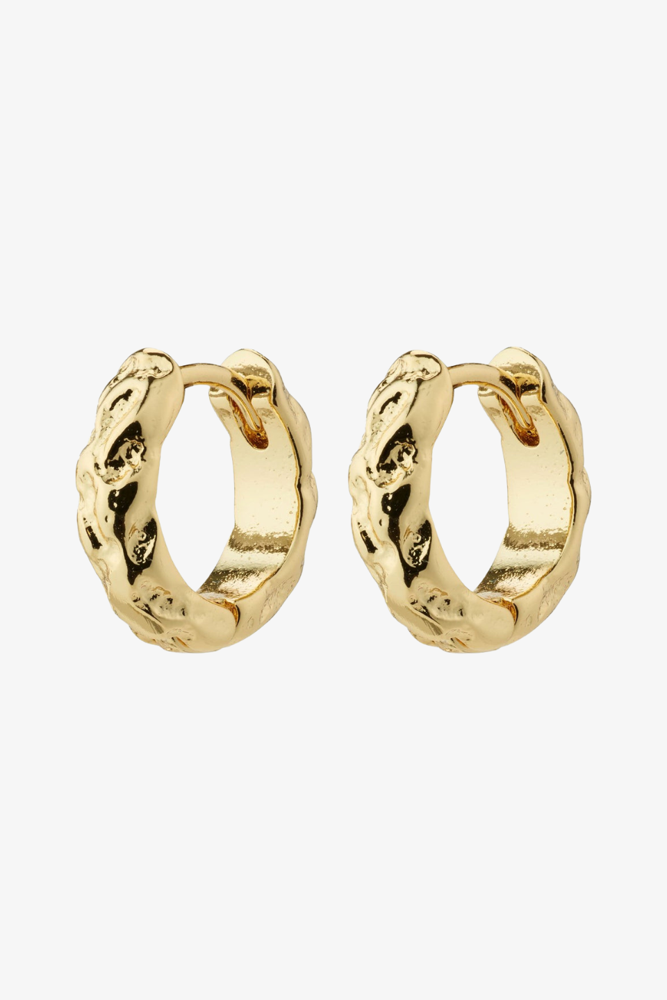 Ava | Sustainable Gold Huggie Hoop Earrings