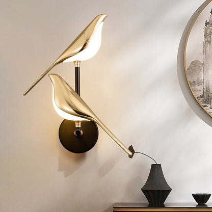 AviaryGlow | Elegant Nature-Inspired Wall Sconce Lighting Fixture