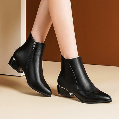 Esme | Chic Leather Ankle Boots