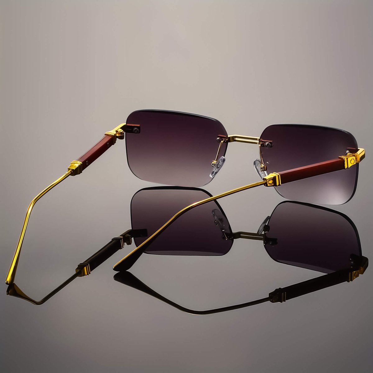 Juliette | Chic Rimless Sunglasses