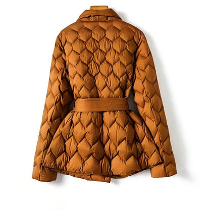 Freya | Quilted Down Coat