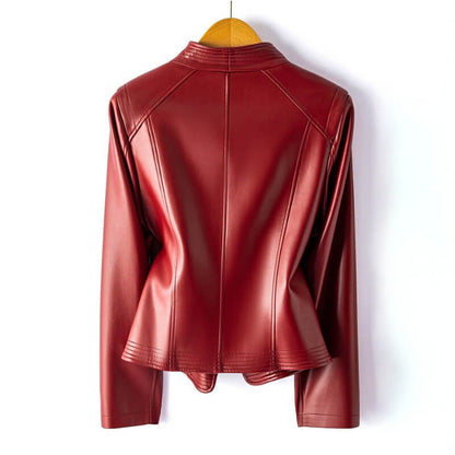 Freya | Luxe Leather Biker Jacket