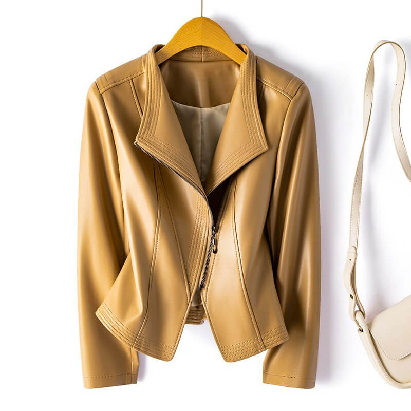 Freya | Luxe Leather Biker Jacket