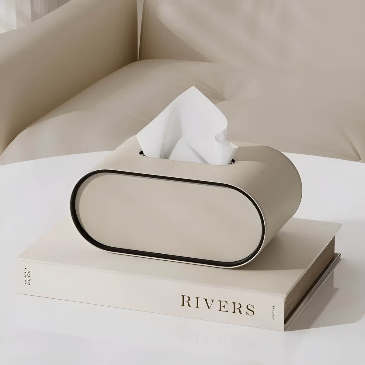 Vivienne | Luxe Leather Tissue Box