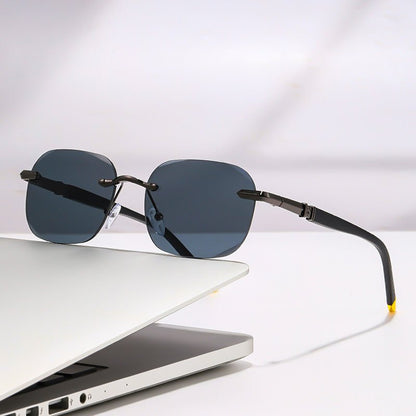 Esme | Sleek Rimless Sunglasses
