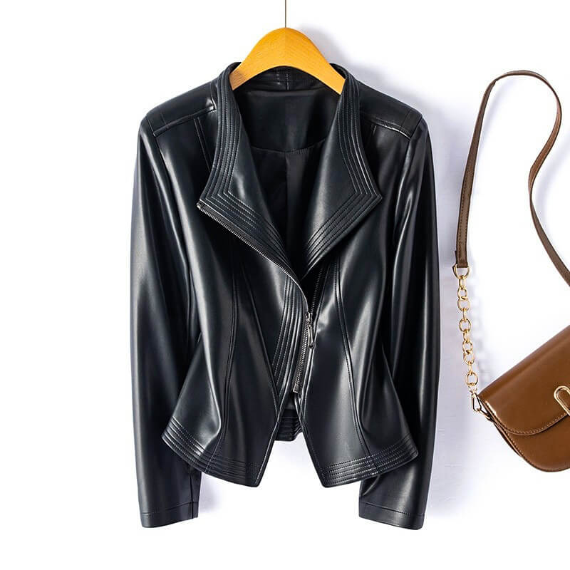 Freya | Luxe Leather Biker Jacket