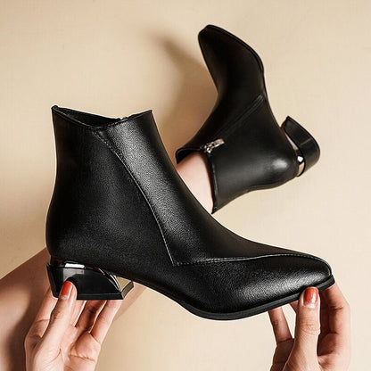 Esme | Chic Leather Ankle Boots