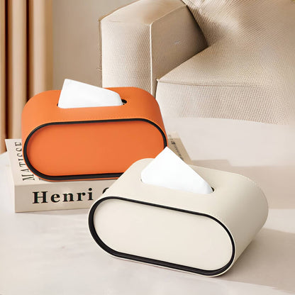 Vivienne | Luxe Leather Tissue Box