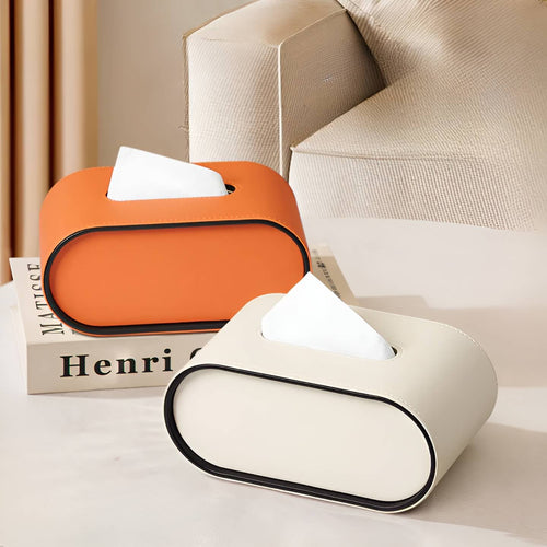 Vivienne | Luxe Leather Tissue Box