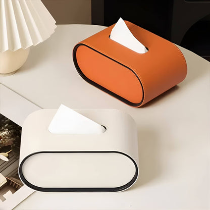 Vivienne | Luxe Leather Tissue Box