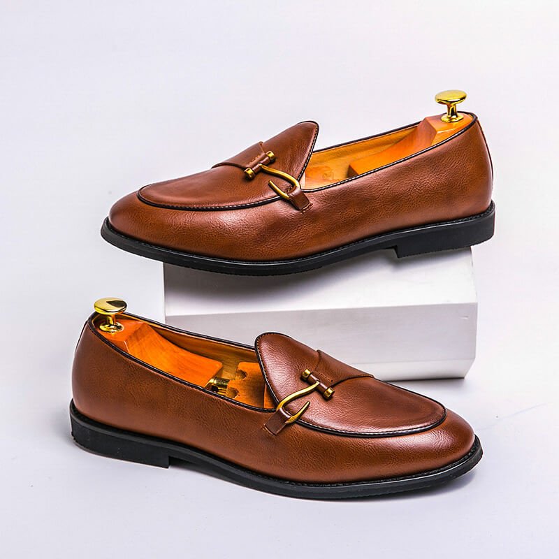 Felix | Luxe Hook Leather Loafers