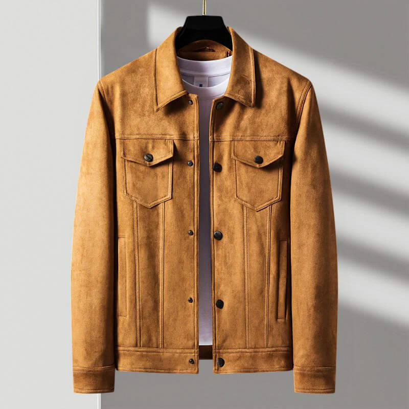 Vivienne | Luxe Suede Retro Jacket