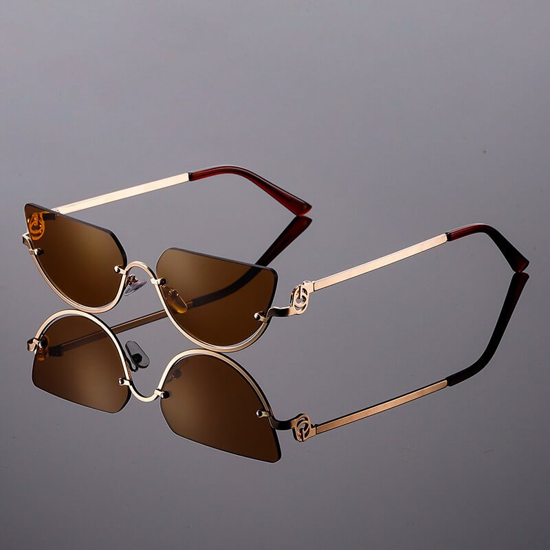 Vivienne | Elegant Reverse Cat-Eye Sunglasses