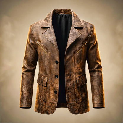 Freya | Luxe Leather Blazer