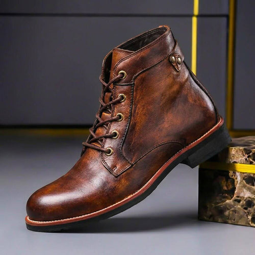 Julian | Retro Leather Ankle Boots